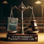 It Is Not Wisdom but Authority That Makes a Law: Unpacking Tymoff’s Insight