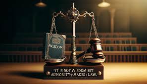 It Is Not Wisdom but Authority That Makes a Law: Unpacking Tymoff’s Insight